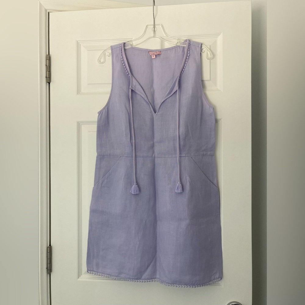 Purple Linen Dress